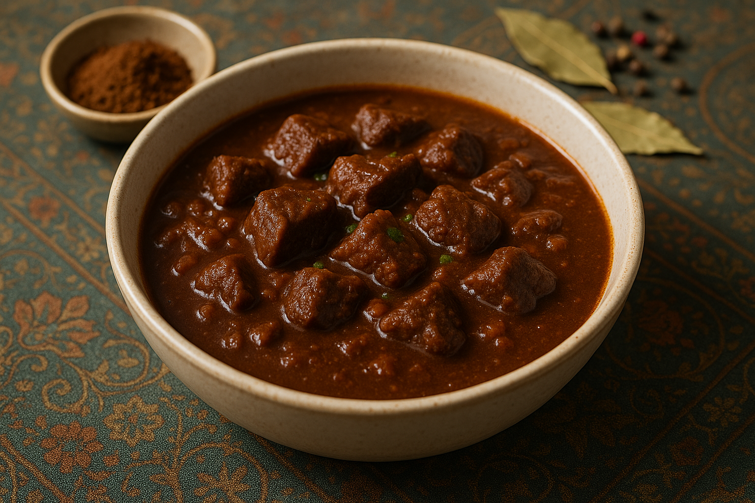 Rindsgulasch mit feiner Kakaonote